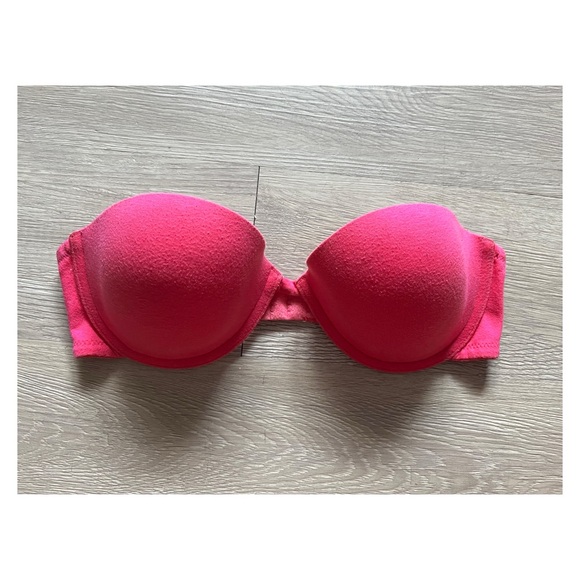 Xhilaration Pink Strapless Pushup Bra Size 34C - Picture 1 of 3